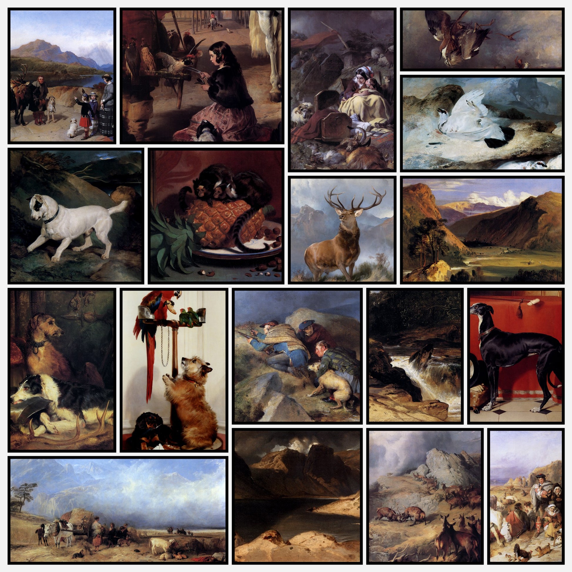 Edwin Landseer 67 Public Domain Images to Download | A snapshot of some of the images