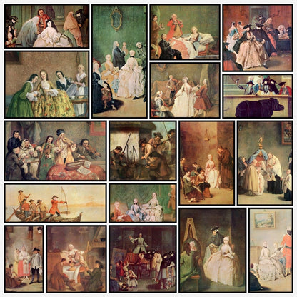 Pietro Longhi Public Domain Images to Download | A snapshot of the images