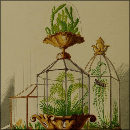 Alexander Francis Lydon Public Domain Images to Download | Rustic Adornments for Homes of Taste (1870) - 8 images