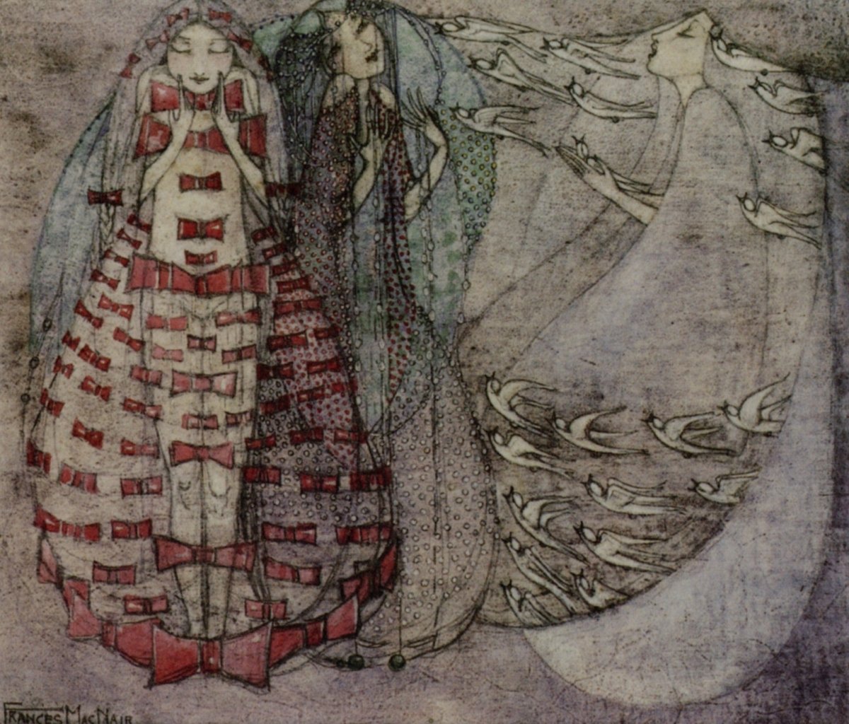 Frances Macdonald MacNair Public Domain Paintings to Download | Dimensions 3808 x 3248 pixels