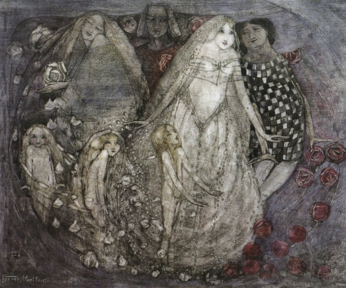 Frances Macdonald MacNair Public Domain Paintings to Download | Dimensions 3808 x 3171 pixels