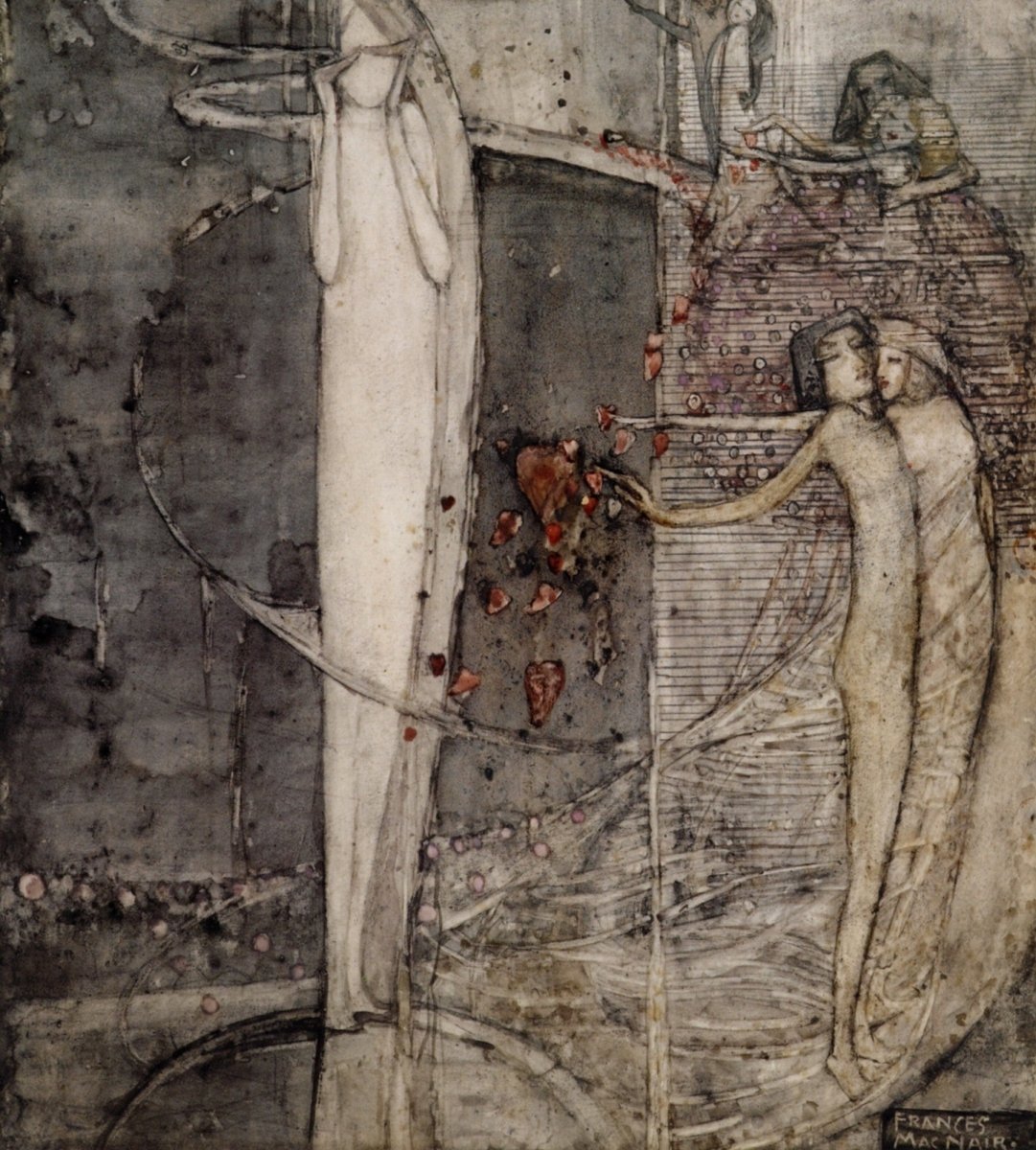 Frances Macdonald MacNair Public Domain Paintings to Download | Dimensions 3810 x 4230 pixels