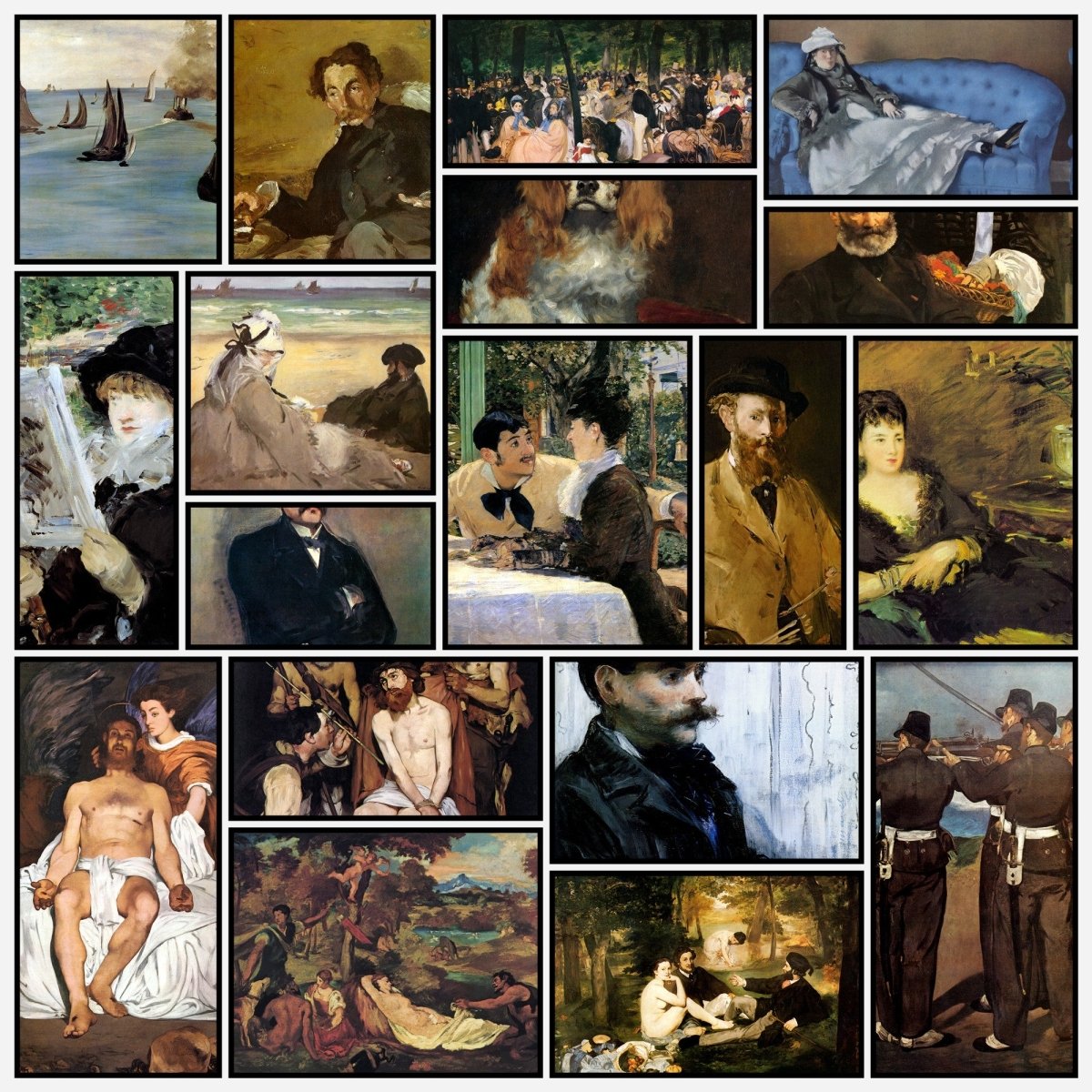 Édouard Manet Public Domain Images to Download | A snapshot of some of the images