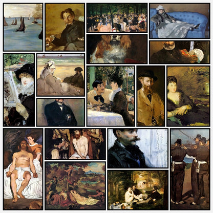 Édouard Manet Public Domain Images to Download | A snapshot of some of the images