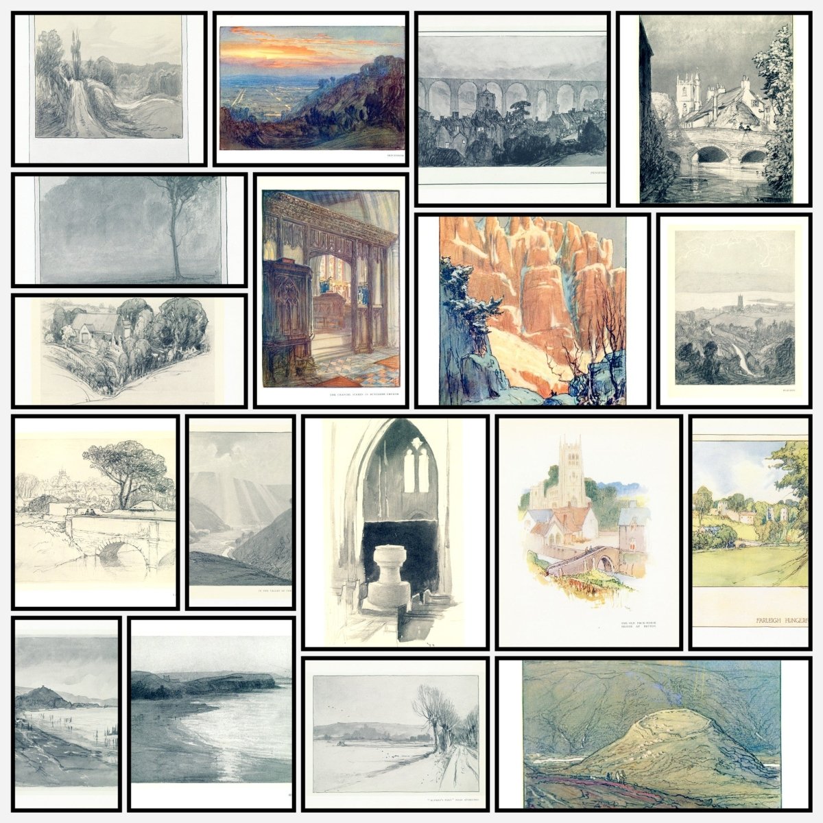 A snapshot of some of the images