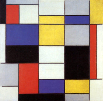 Piet Mondrian Artwork in the Public Domain | Dimensions 4120 x 4056 pixels