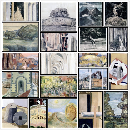 Paul Nash Public Domain Images to Download | A snapshot of some of the images