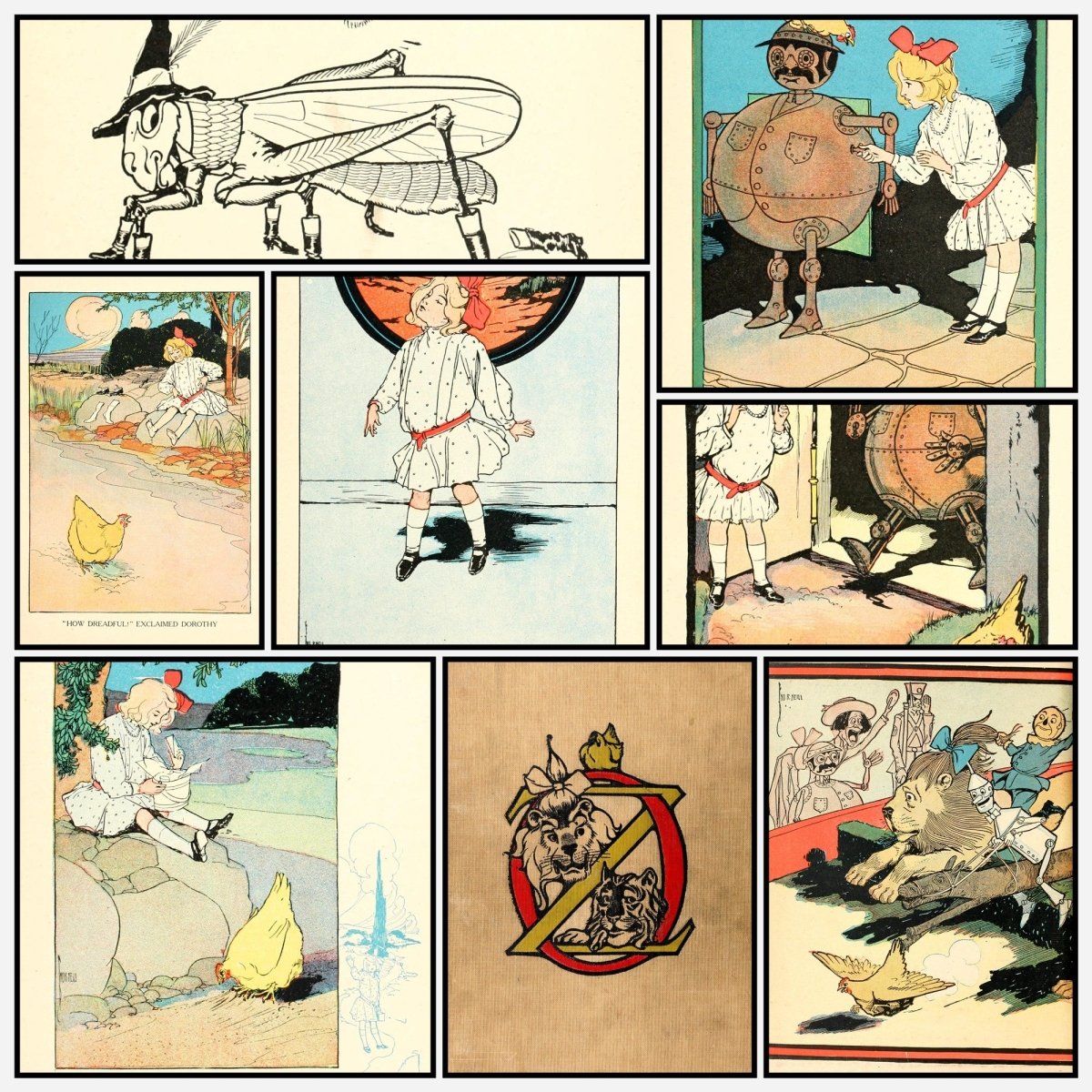 Ozma of Oz 1907 - John R. Neill - 56 images