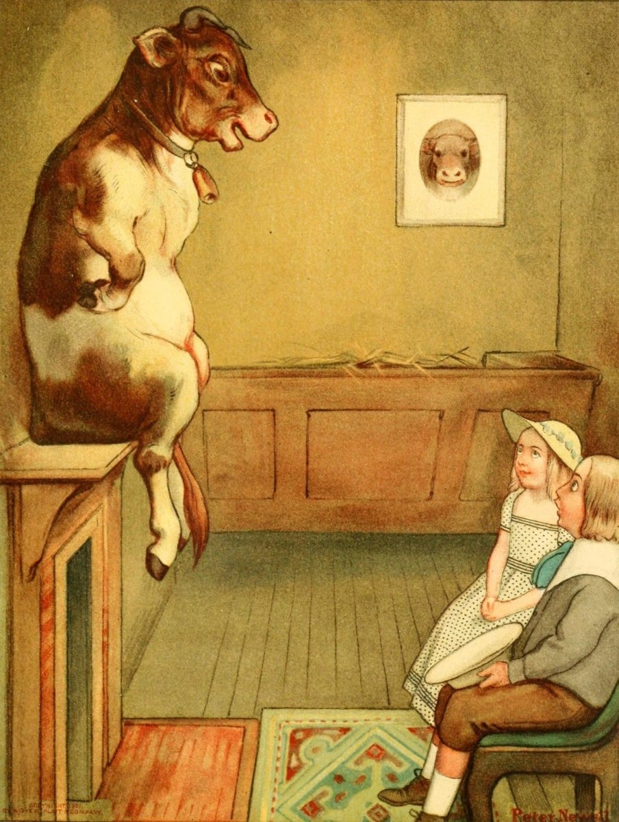 Mother Goose's Menagerie 1901 - Peter Newell - 12 images | Dimensions 1865 x 2475 pixels