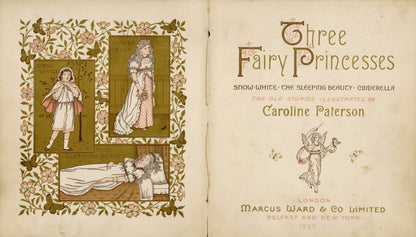 Three Fairy Princesses 1885 - Caroline Paterson - 28 images | Dimensions 6768 x 3856 pixels