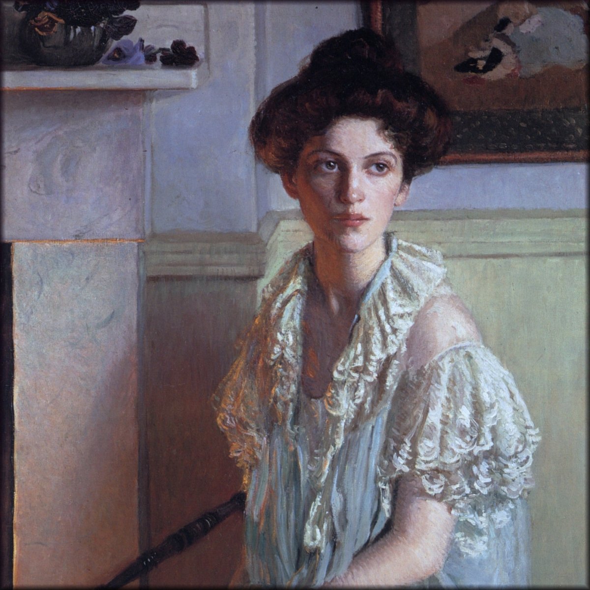 Perry, Lilla Cabot (1848-1933) - Lady with a Bowl of Violets c.1910