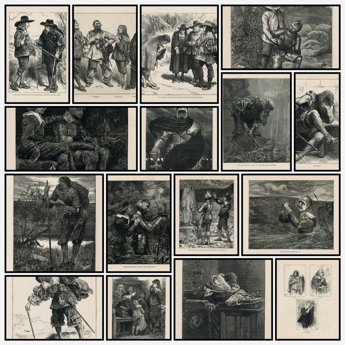 A snapshot of some of the images