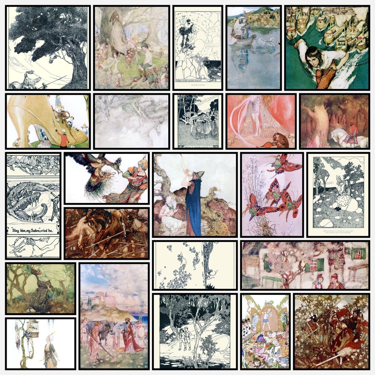 Willy Pogany Public Domain Images to Download | A snapshot of some of the images