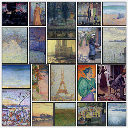Pointillism Collection - 70 High Resolution Images