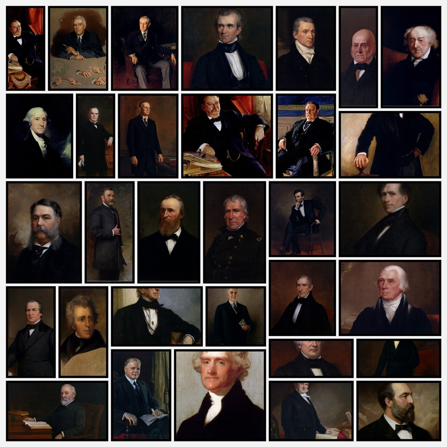 Presidents of the USA - 32 High Resolution Images | A snapshot of the images