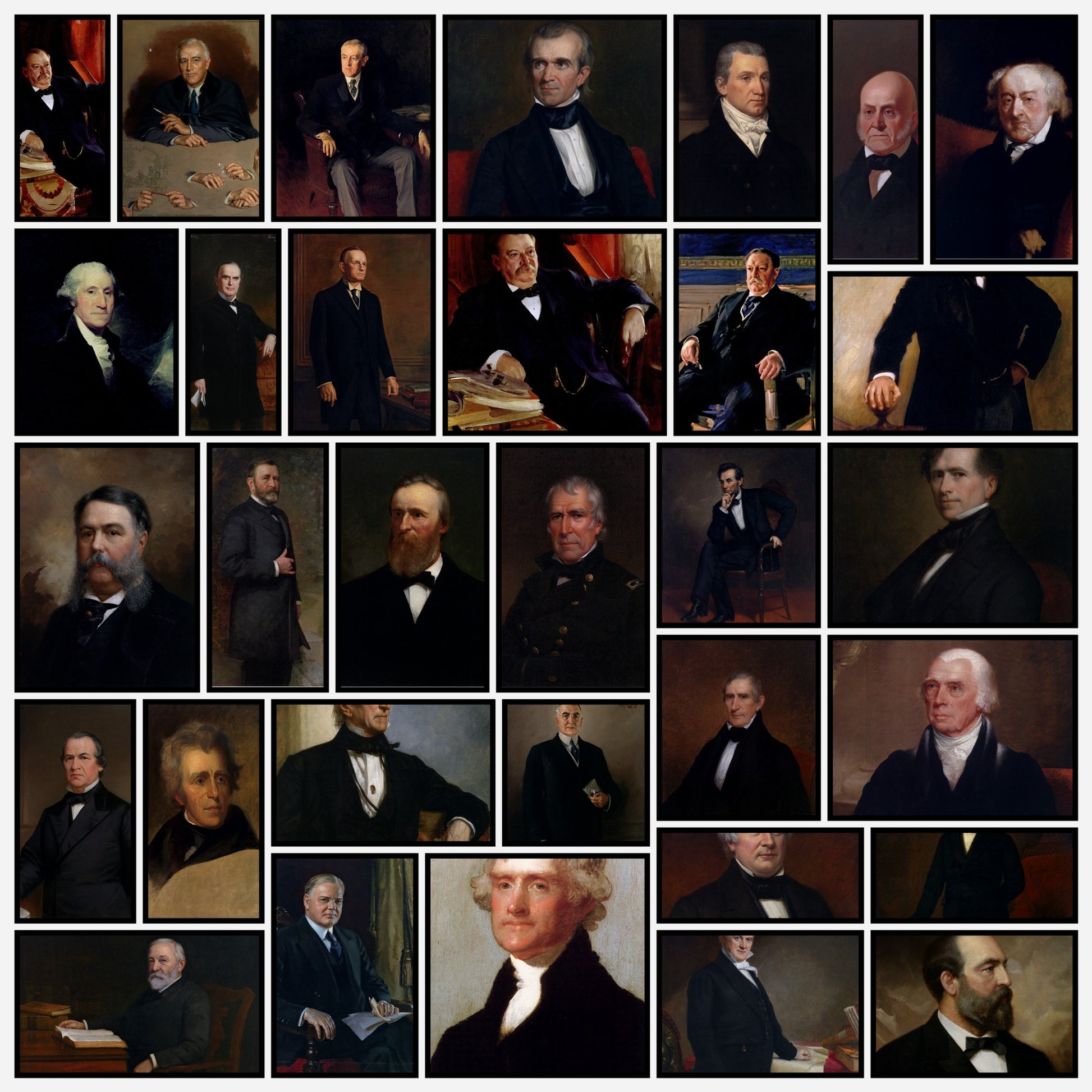 Presidents of the USA - 32 High Resolution Images | A snapshot of the images