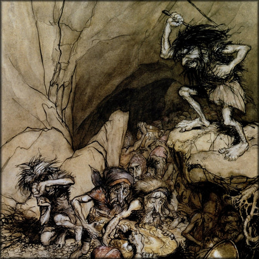 Arthur Rackham - Illustration for Rhinegold & the Valkyrie | Digital Download - 1 image