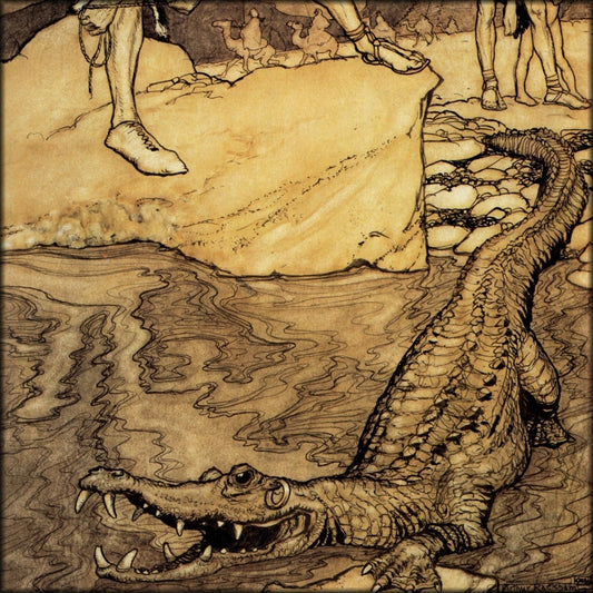 Arthur Rackham (1867-1939) - The Sacred Crocodile 1901 | Digital Download - 1 image