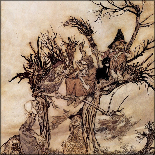 Arthur Rackham (1867-1939) - The Witches' meeting 1930 | Digital Download - 1 image