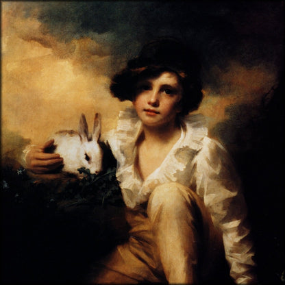 Henry Raeburn - Henry Raeburn Inglis, Boy and rabbit 1815 | Digital Download - 1 image
