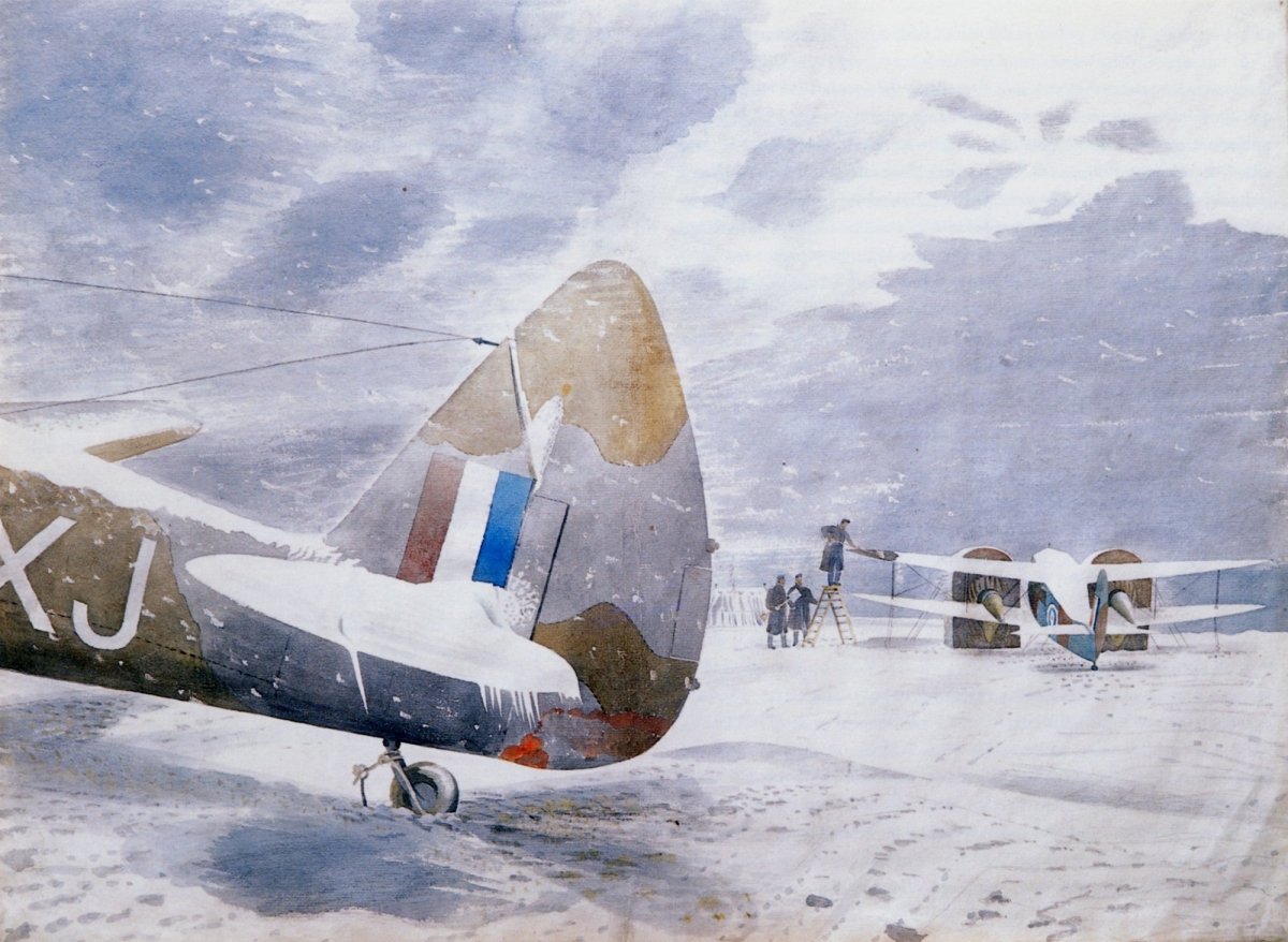 Eric Ravilious Public Domain War Images to Download | Dimensions 5880 x 4305 pixels