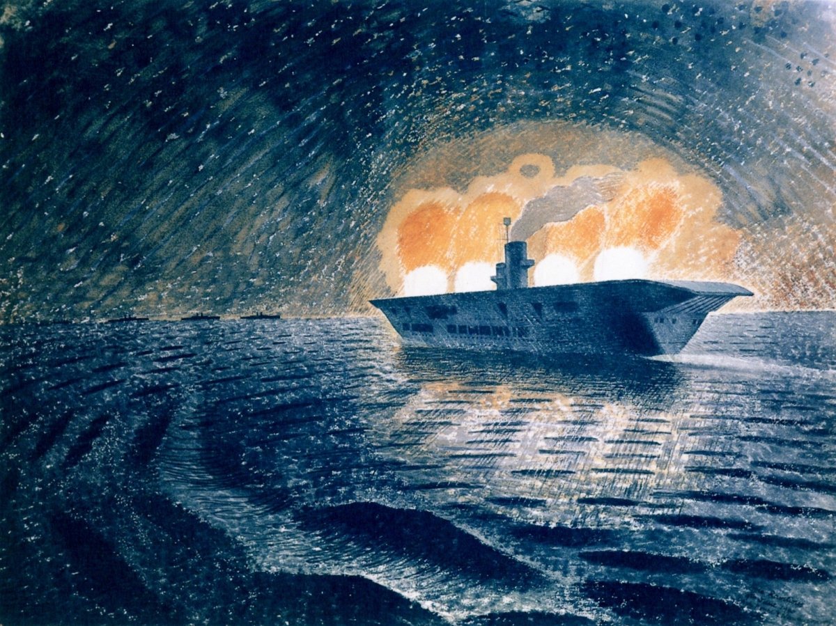 Eric Ravilious Public Domain War Images to Download | Dimensions 5250 x 3935 pixels
