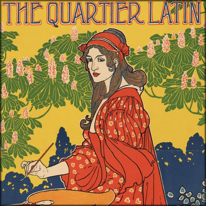 Louis Rhead Darter Louis Rhead (1858-1926) - The Quartier Latin c1893