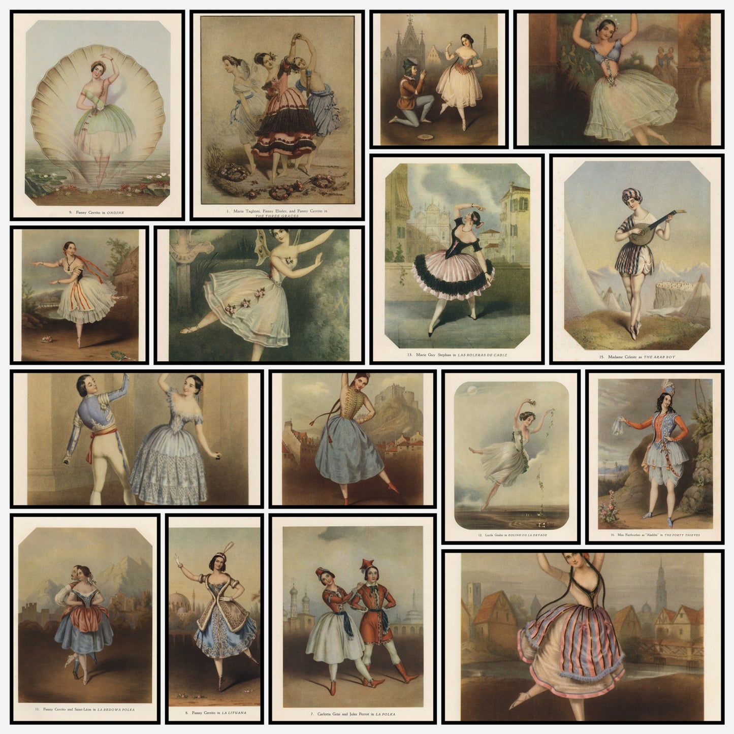 A snapshot of some of the images