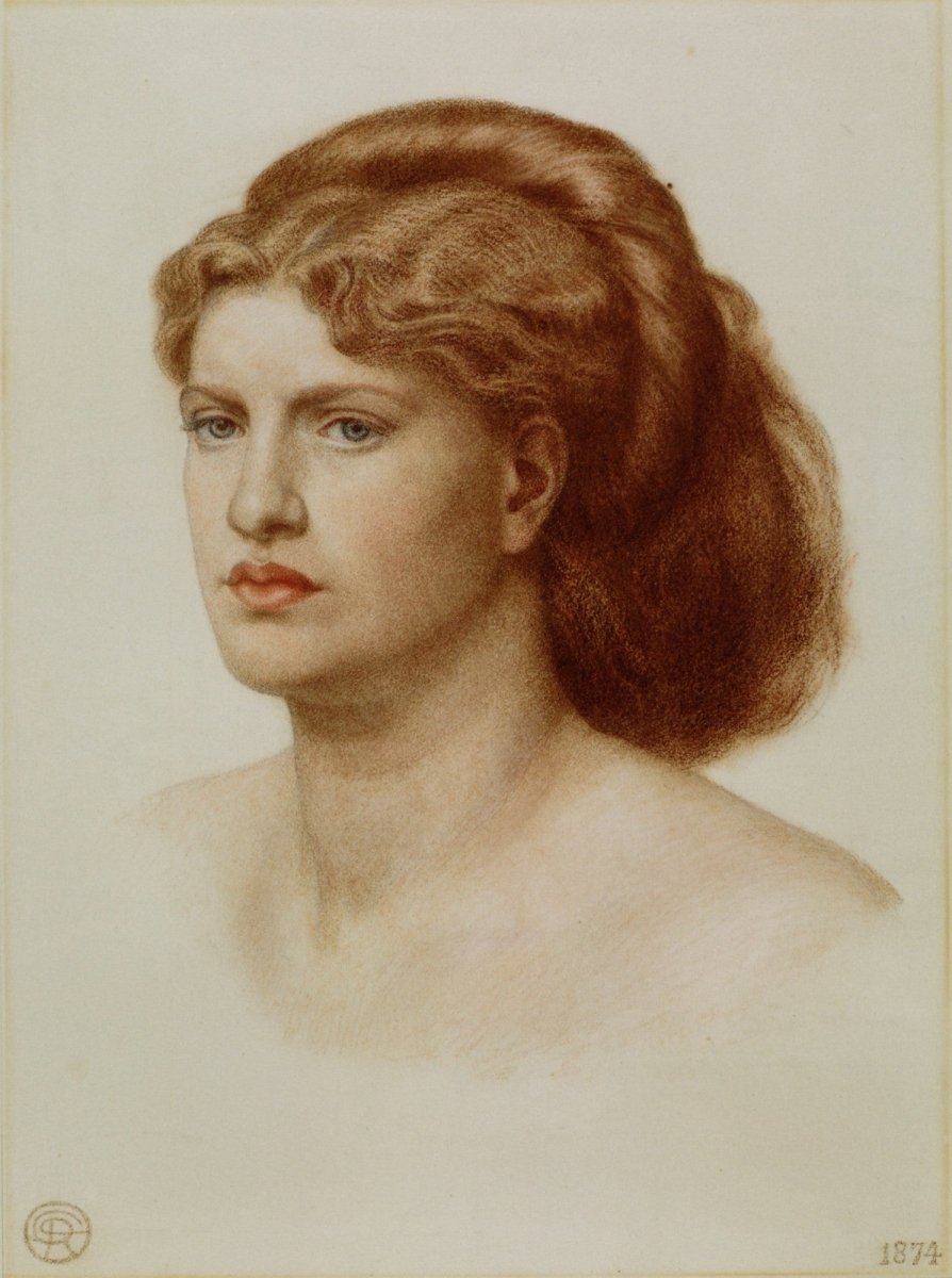 Dante Gabriel Rossetti (1828-1882) - Fanny Cornforth 1874 | Dimensions 4380 x 5880 pixels