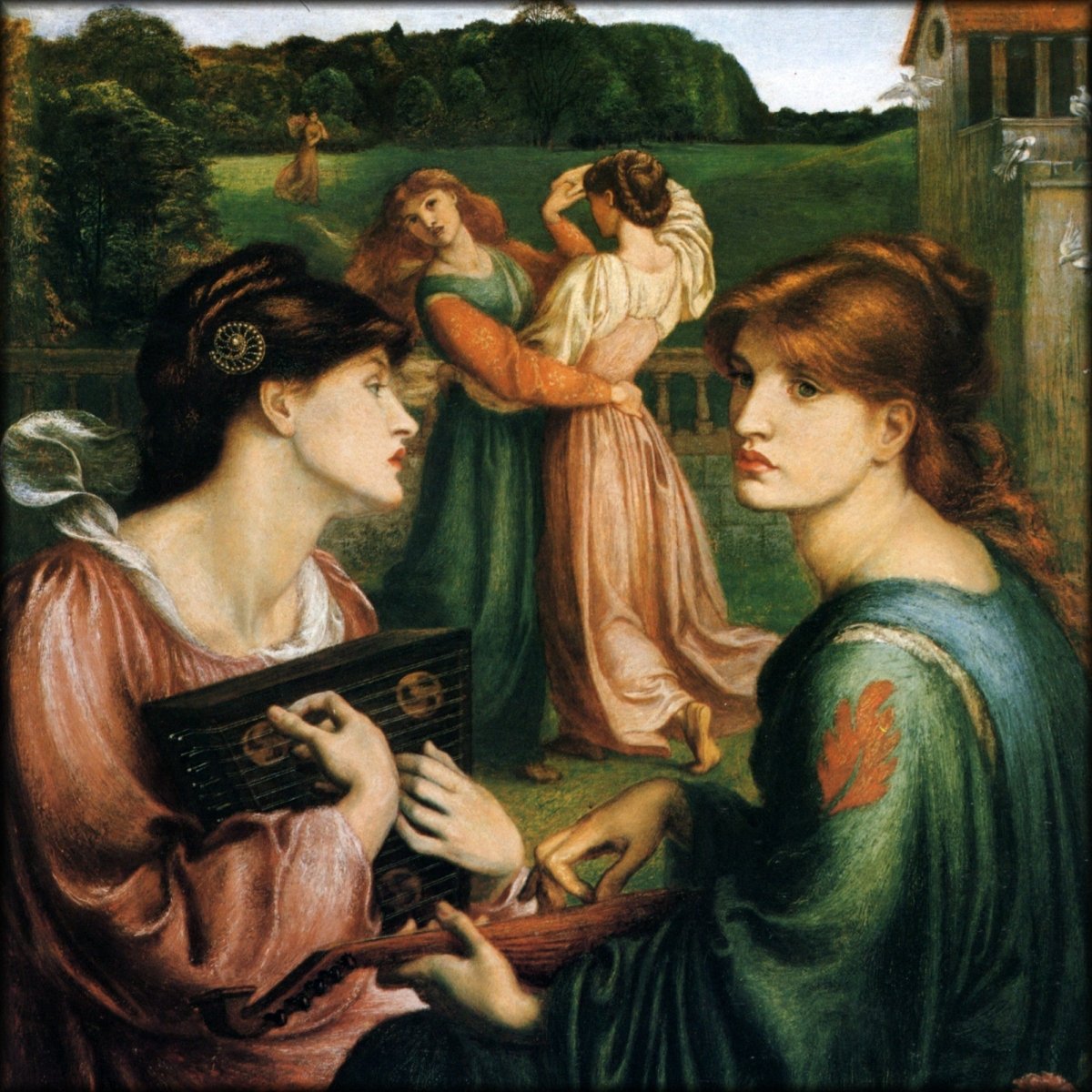 Dante Gabriel Rossetti - The Bower Meadow 1872 | Digital Download - 1 image