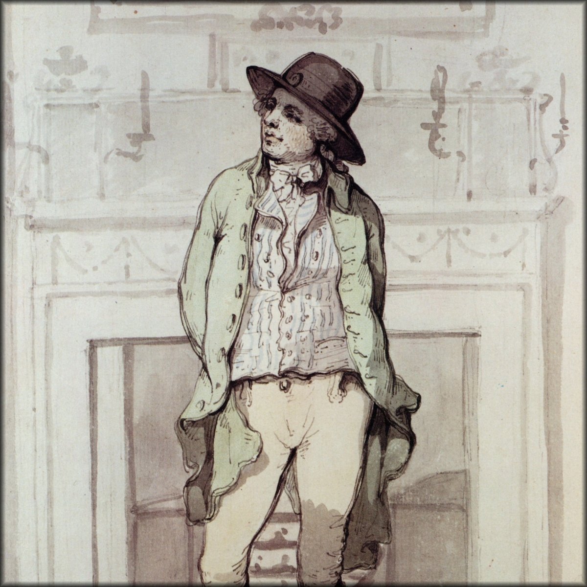 Thomas Rowlandson (1756-1827) - George Morland 1785 | Digital Download - 1 image