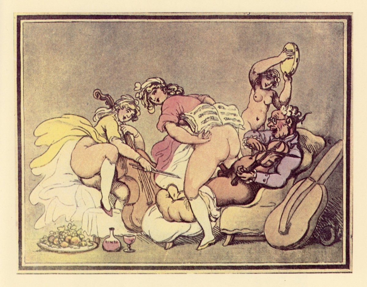Thomas Rowlandson Titillating Public Domain Images to Download | Dimensions 5340 x 4190 pixels