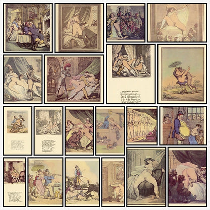 Thomas Rowlandson Titillating Public Domain Images to Download | A snapshot of some of the images