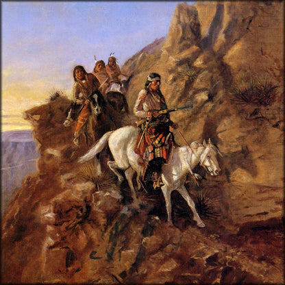 Charles M. Russell - There May be Danger Ahead 1893 | Digital Download - 1 image