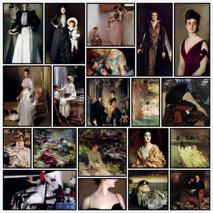 John Singer Sargent Public Domain Images to Download | A snapshot of some of the images