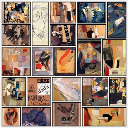 Kurt Schwitters 51 Public Domain Images to Download | A snapshot of some of the images