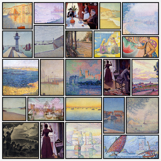 Paul Signac 24 Public Domain Images to Download | A snapshot of the images