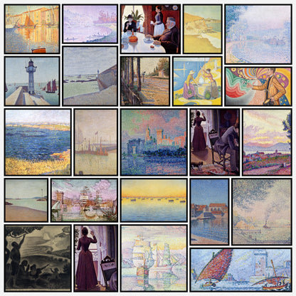 Paul Signac 24 Public Domain Images to Download | A snapshot of the images