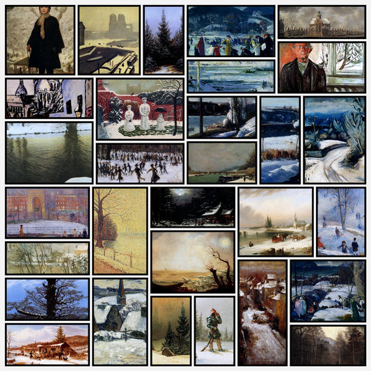 Snow Scenes - 101 High Resolution Images | A snapshot of some of the images