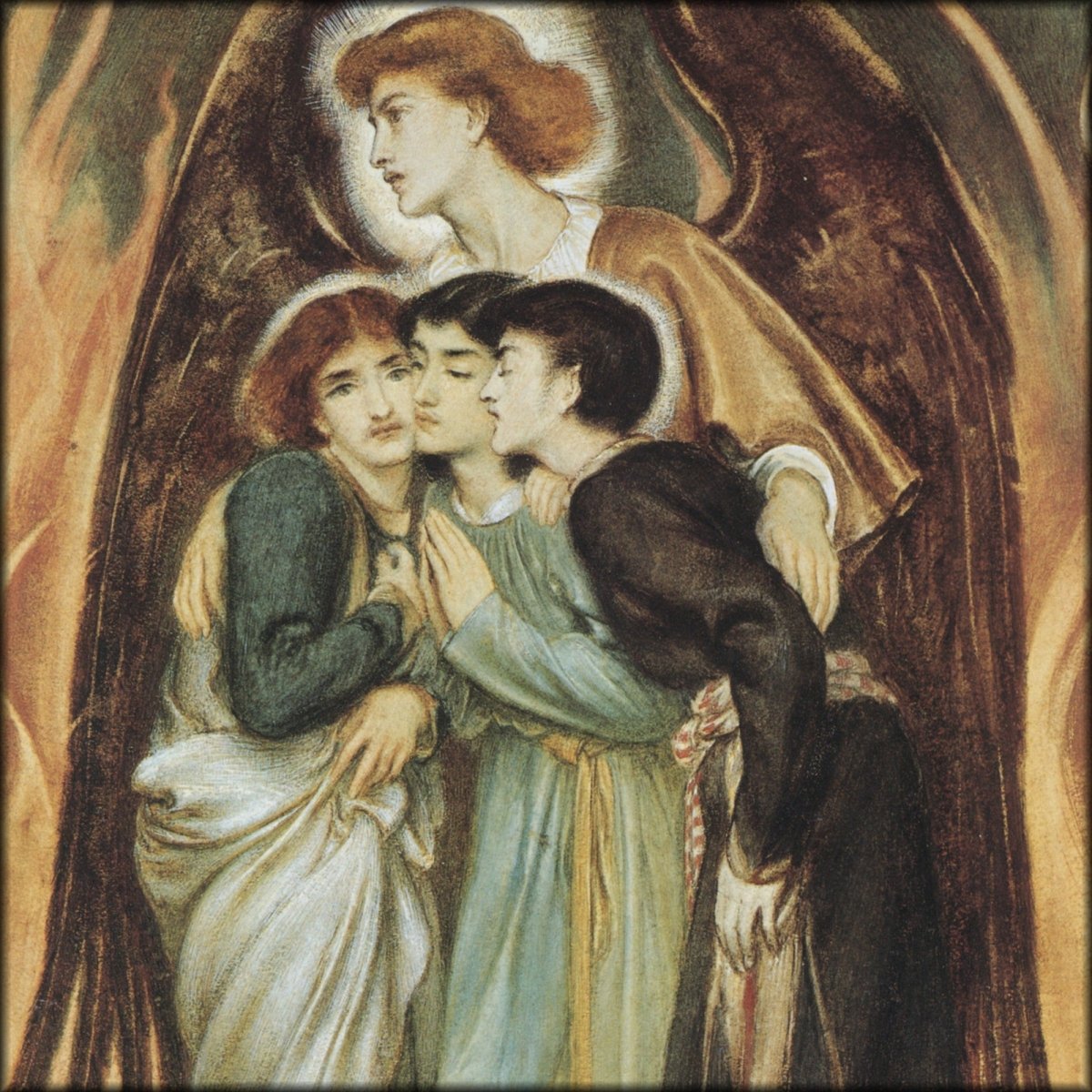 Simeon Solomon - Shadrach, Meshach and Abednego 1863 | Digital Download - 1 image