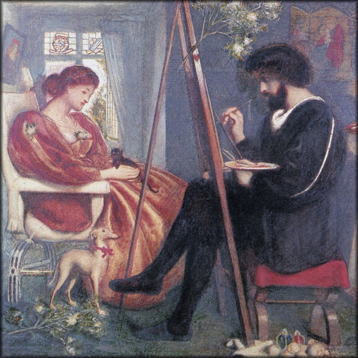 Simeon Solomon - The Painter's Pleasaunce 1861 | Digital Download - 1 image