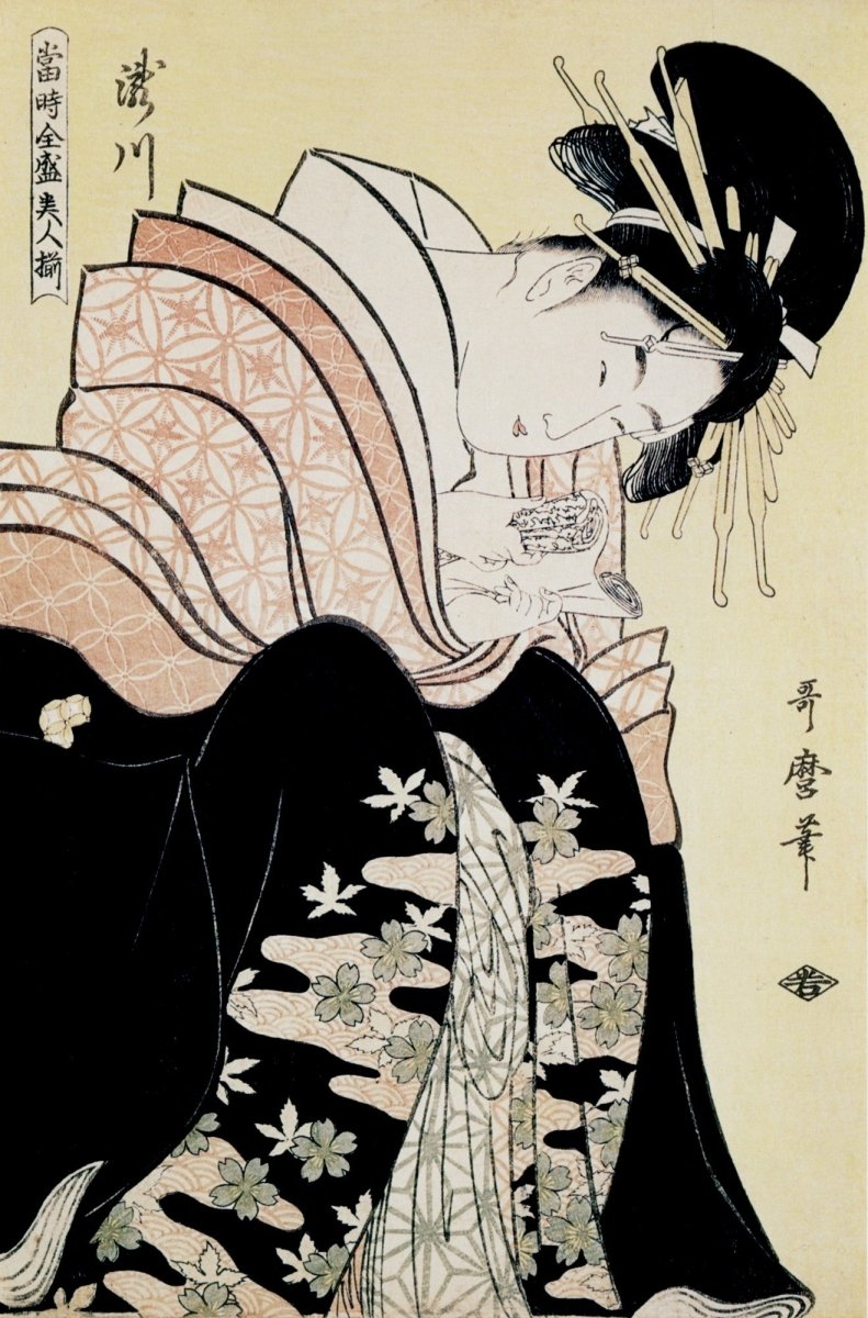Kitagawa Utamaro Public Domain Images to Download | Dimensions 3969 x 6021 pixels