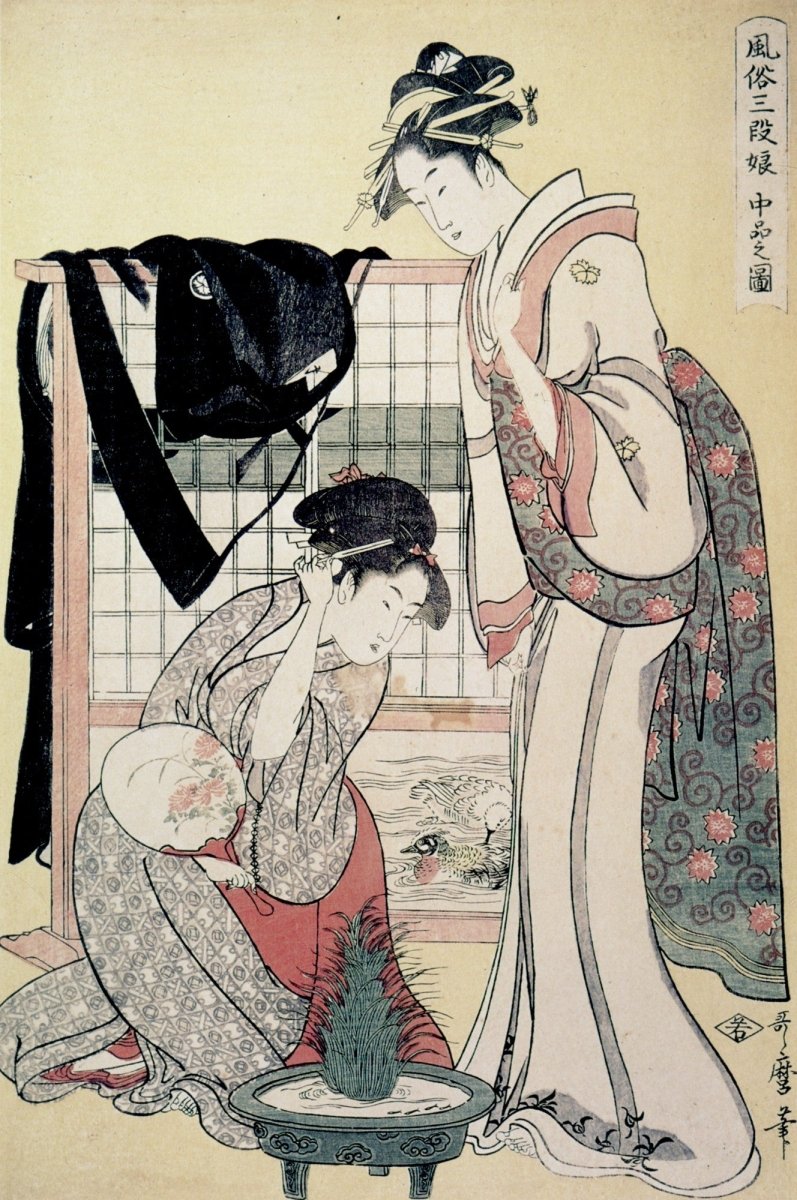 Kitagawa Utamaro Public Domain Images to Download | Dimensions 4010 x 6040 pixels