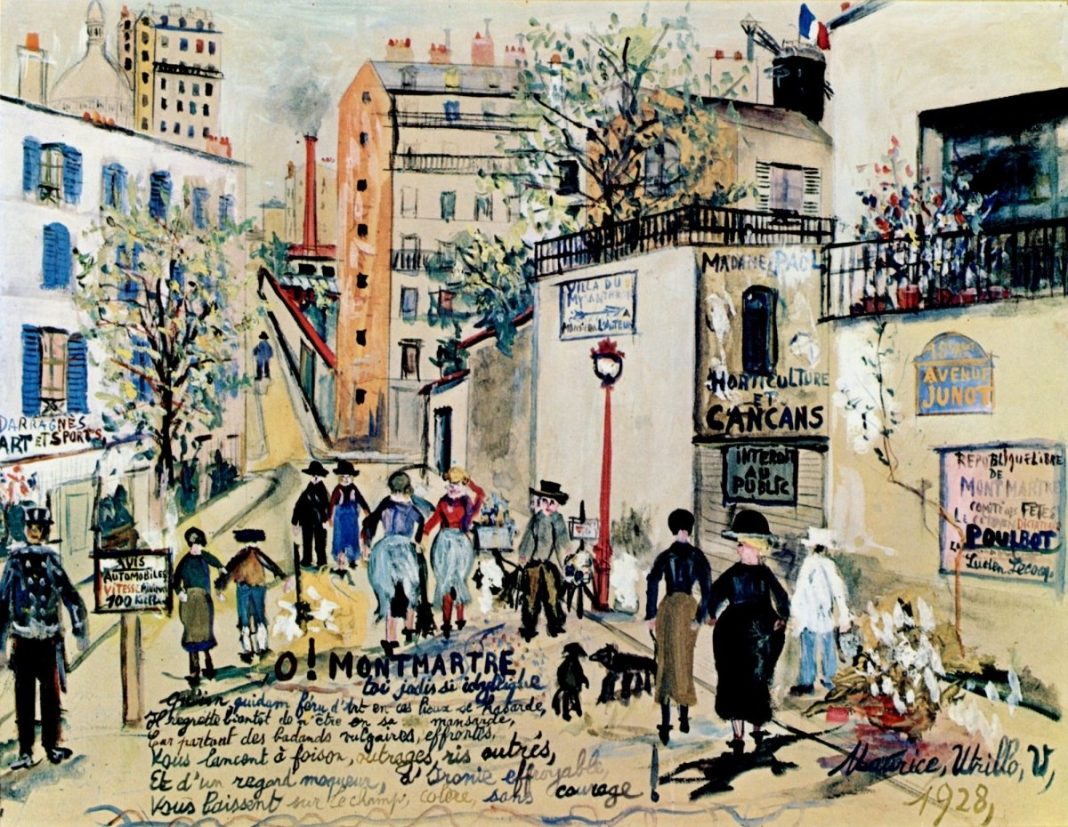 Maurice Utrillo Public Domain Images to Download | Dimensions 5068 x 3927 pixels