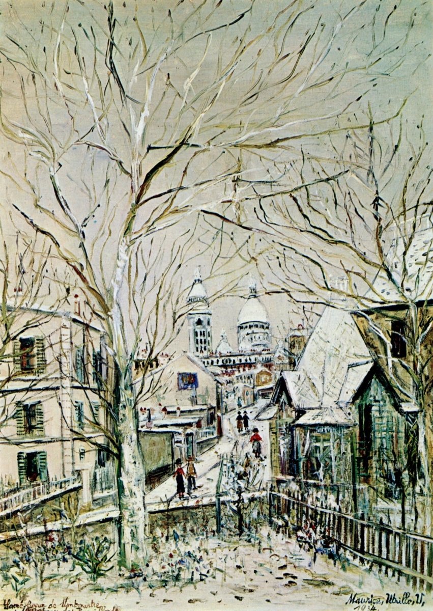 Maurice Utrillo Public Domain Images to Download | Dimensions 4186 x 5901 pixels