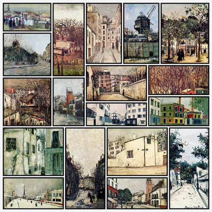 Maurice Utrillo Public Domain Images to Download | A snapshot of some of the images
