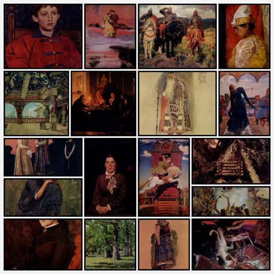 Viktor Vasnetsov Public Domain Images to Download | A snapshot of some of the images
