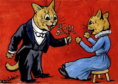 Louis Wain Public Domain Images to Download | Dimensions 5928 x 4208 pixels