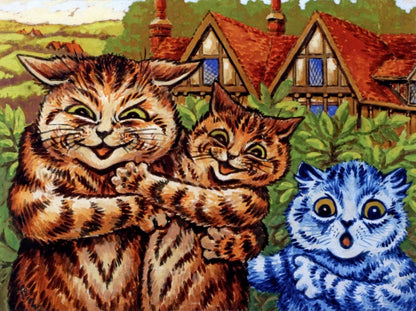 Louis Wain Public Domain Images to Download | Dimensions 4815 x 3597 pixels