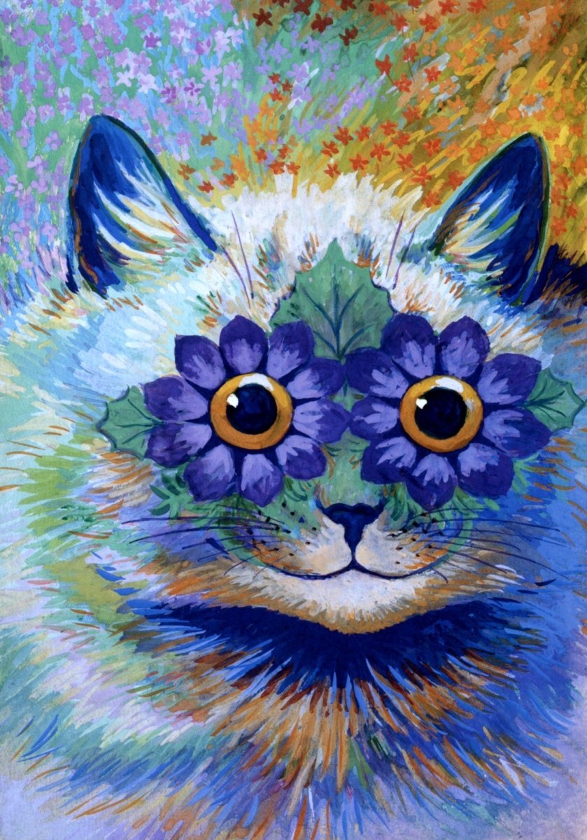 Louis Wain Public Domain Images to Download | Dimensions 4194 x 5994 pixels
